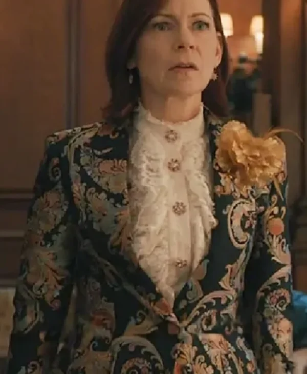 Elsbeth S02 Carrie Preston Paisley Jacquard Blazer