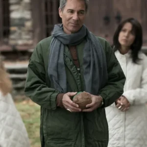 Elsbeth S02 Tom Murphy Green Quilted Bomber Jacket
