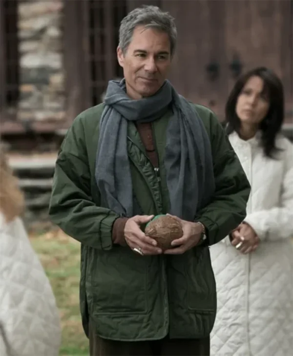 Elsbeth S02 Tom Murphy Green Quilted Bomber Jacket