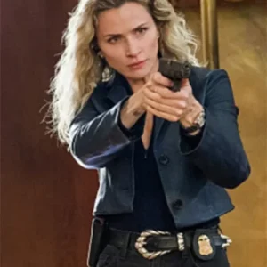 FBI Most Wanted S06 Nina Chase Cropped Varsity Jacket