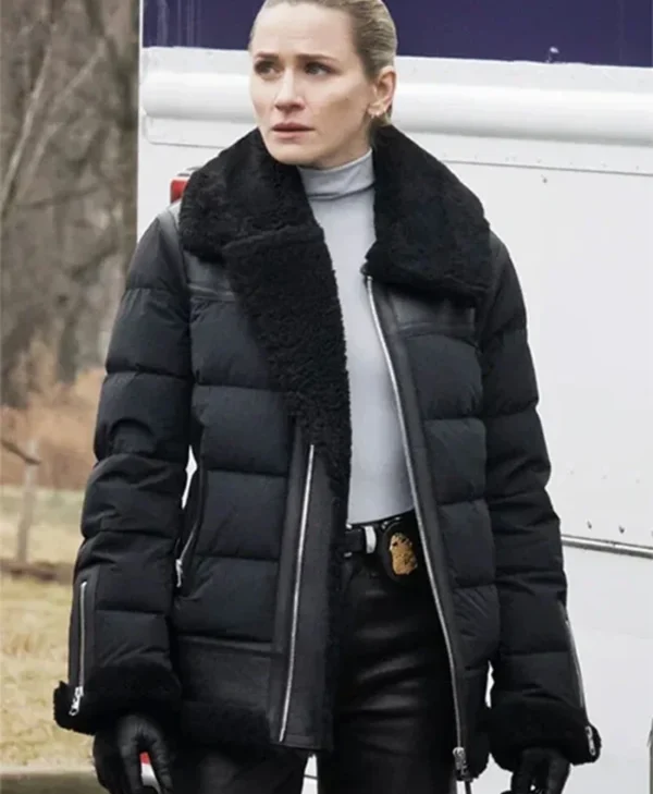 FBI Most Wanted S06 Shantel VanSanten Jacket tickIn Bomber Stock