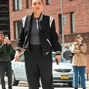 FBI Wanted S06 Hana Gibson black Varsity Jacket