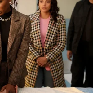Found S02 Lacey Quinn Houndstooth Coat