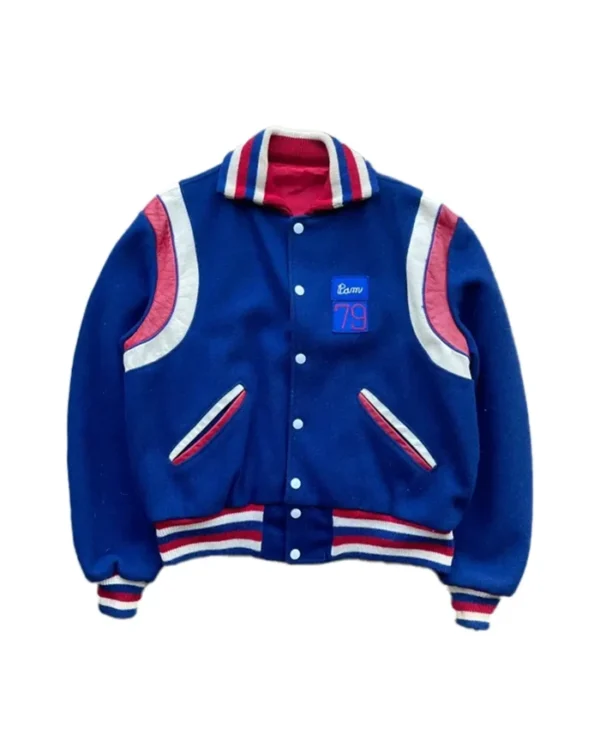 Independence-Day-Band-Varsity-Blue-Leather-Jacket