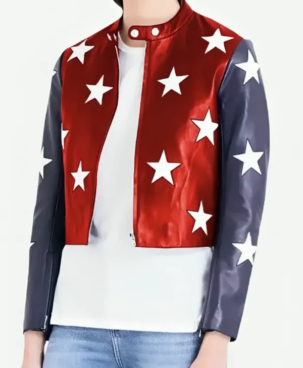 Independence Day Cropped Real Jacket