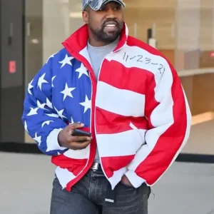 Kanye-West-American-Flag-Cotton-Jacket