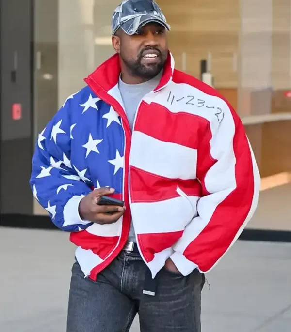 Kanye-West-American-Flag-Cotton-Jacket