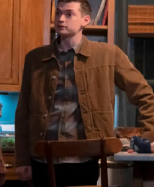 Law and Order Organized Crime S05 Nicky Torchia Suede Jacket