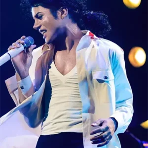 Michael 2025 Jaafar Jackson Cotton Jacket tickIn Stock
