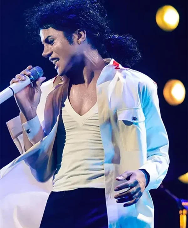 Michael 2025 Jaafar Jackson Cotton Jacket tickIn Stock