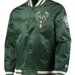 Milwaukee Bucks Green Varsity Jacket