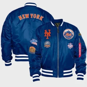 New York Mets Blue Vintage Jacket
