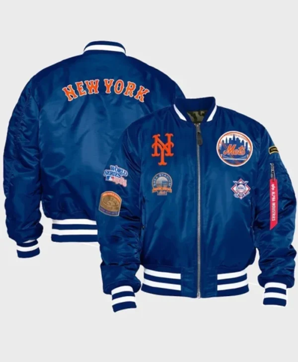 New York Mets Blue Vintage Jacket