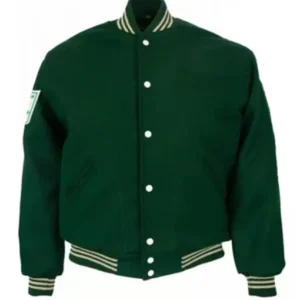 Philadelphia Eagles Dark Green Letterman Jacket