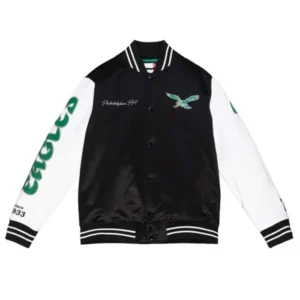 Philadelphia Eagles Throwback 2-tone Varsity Jacket