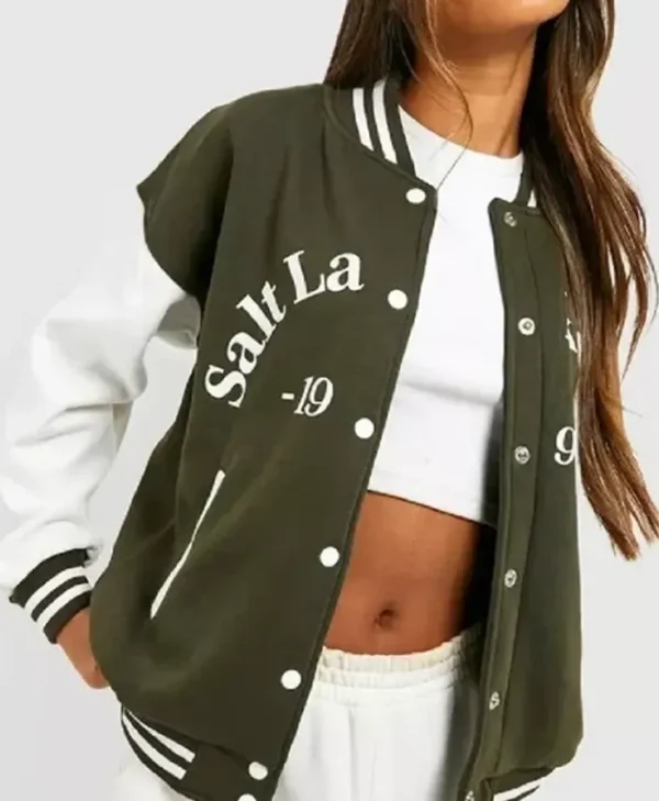 Salt Lake Colour Block Varsity Jacket