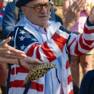 Salvo About My Father USA Flag bomber Jacket