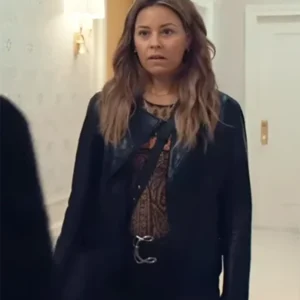 The Better Sister S01 Elizabeth Banks Leather Bomber Jacket