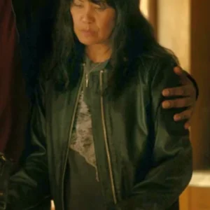 The Cleaning Lady S04 Martha Millan Black Stylish Bomber Jacket