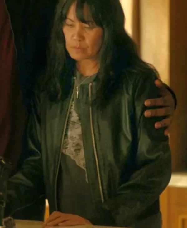 The Cleaning Lady S04 Martha Millan Black Stylish Bomber Jacket