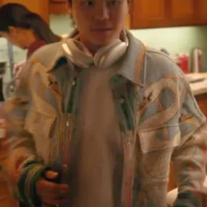 The Cleaning Lady S04 Sean Lew Swan Print Jacket