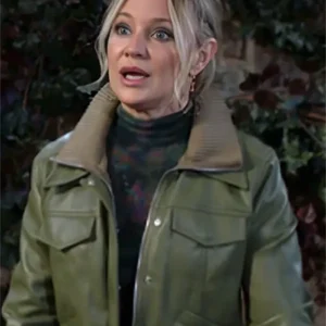 The Olive Green Leather Jacket