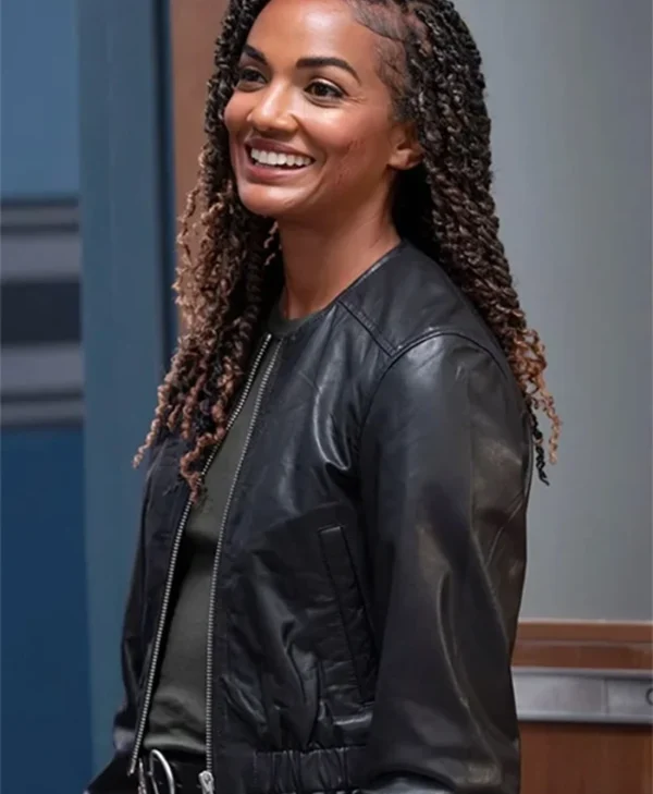 The Rookie S07 Nyla Harper Leather Jacket