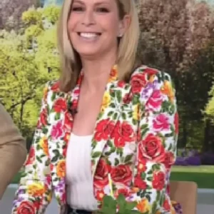 The Today Show 2025 Jill Martin Floral Blazer