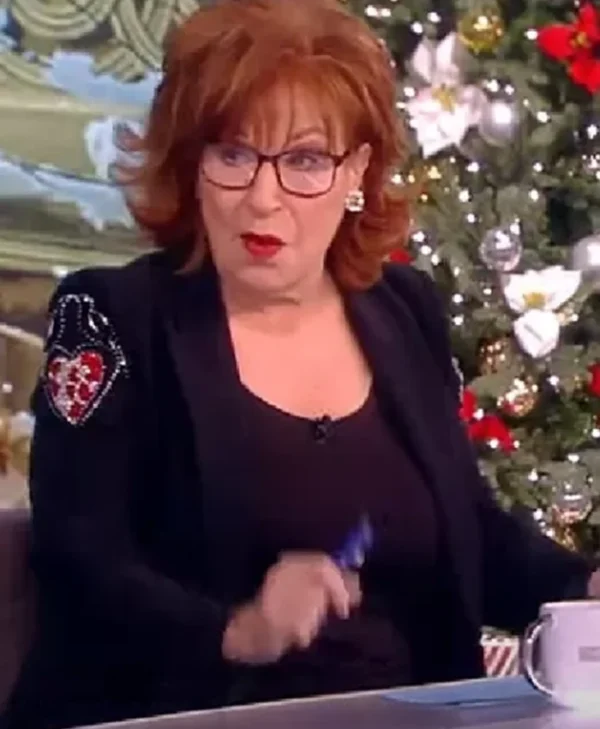 The View 2025 Joy Behar Embellished Heart Blazer