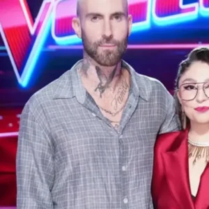 The Voice S27 Adam Levine Checked Shirt