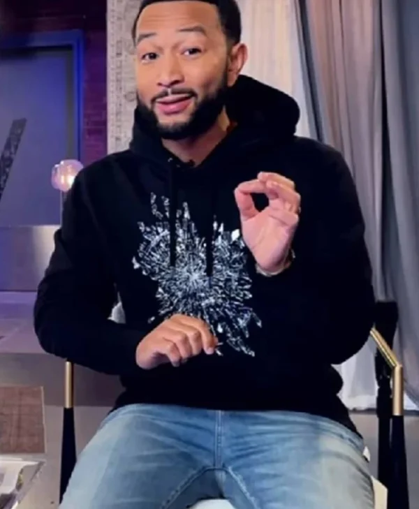 The Voice S27 John Legend Black Hoodie