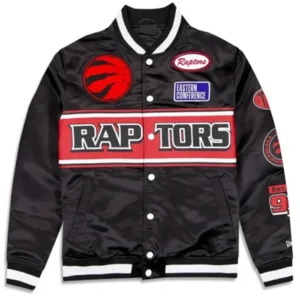 Toronto Raptors 2024 Black Varsity Jacket