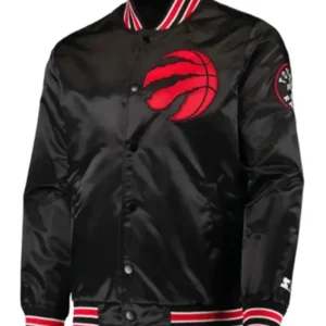 Toronto Raptors Black Varsity Jacket