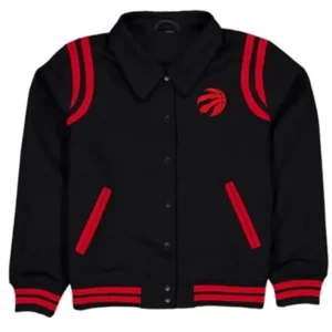 Toronto Raptors Sport Night Black Varsity Jacket