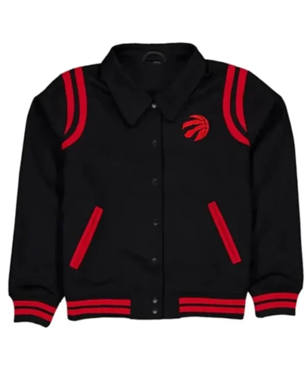 Toronto Raptors Sport Night Black Varsity Jacket