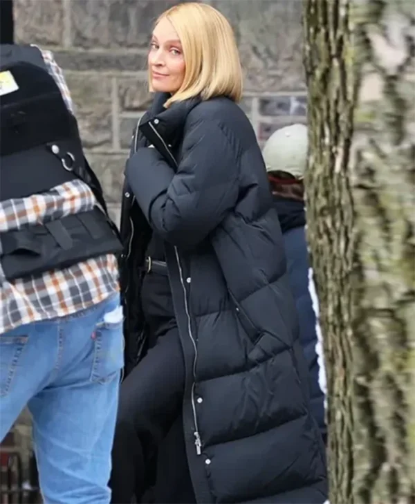 Buy Now Dexter Resurrection S01 Uma Thurman Puffer Coat