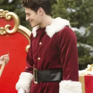 A Cinderella Story Christmas Wish Dominic Wintergarden Red Stylish Coat