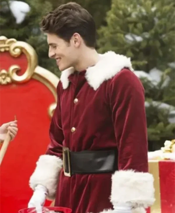 A Cinderella Story Christmas Wish Dominic Wintergarden Red Stylish Coat