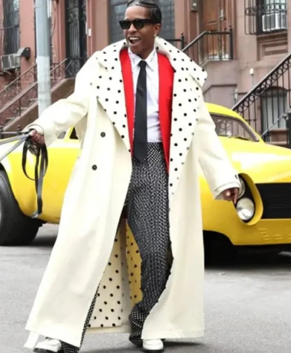 A$AP Rocky NYC 2025 Trench Coat