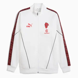 AC Milan KING Anthem Track Black And White Jacket