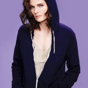 Absentia Stana Blue Zip Up Hoodie