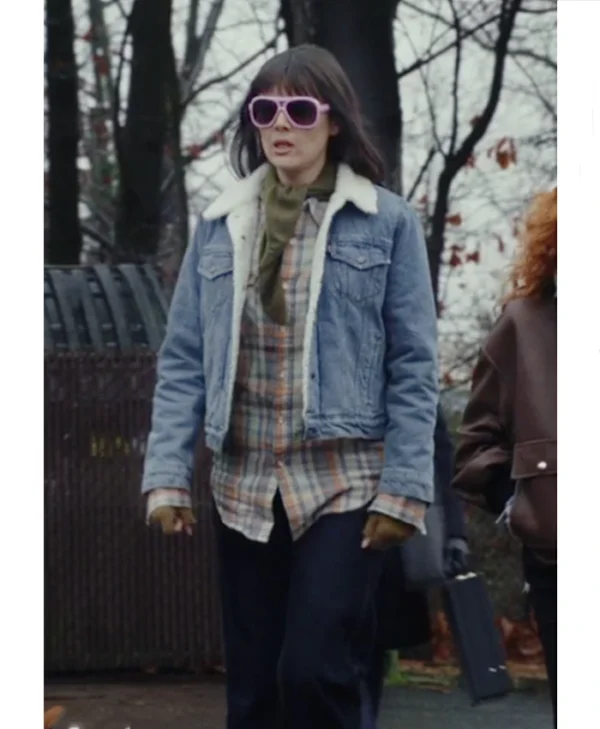 Alex Poker Face S02 Sherpa Blue Denim Jacket