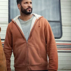 American Gods Ricky Fleece Hoodie Jacket