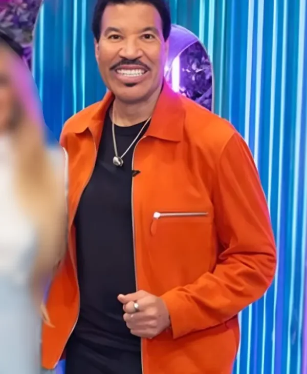 American Idol S23 Lionel Richie Orange Stylish Jacket