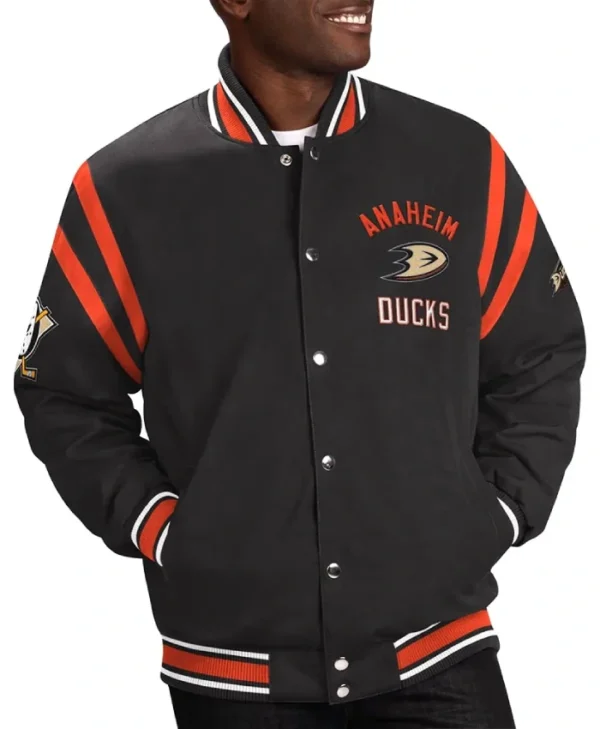 Anaheim Ducks Tailback Varsity Jacket