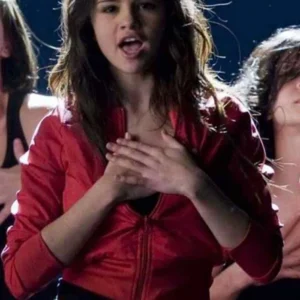Another Cinderella Story Mary Santiago Red Leather Stylish Jacket