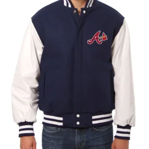Atlanta Braves Full-Snap Varsity Jacket