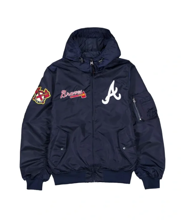 Atlanta Braves Historic L-2B Hooded Jacket
