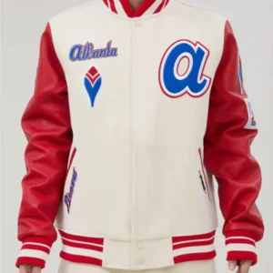 Atlanta Braves Mash Up Off White Jacket