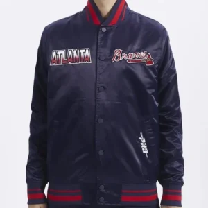 Atlanta Braves Turn It Up M Classic Rib Jacket